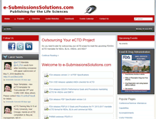 Tablet Screenshot of e-submissionssolutions.com